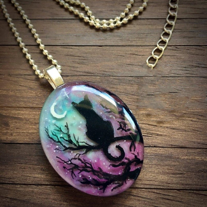 Rosalba | Starry Night Cat Necklace