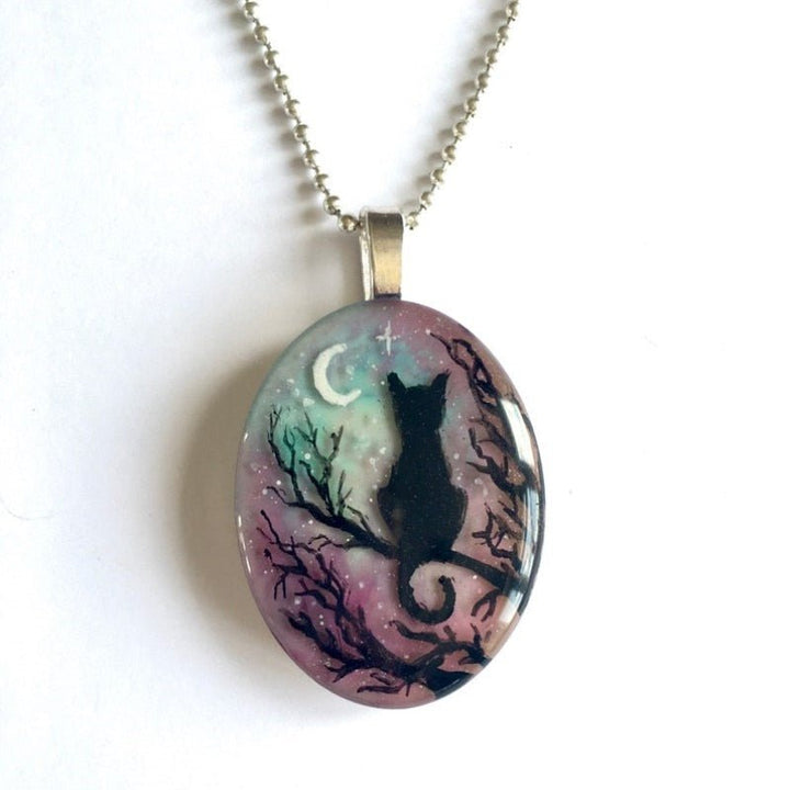 Rosalba | Starry Night Cat Necklace