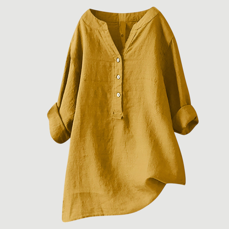 Evie | Comfortable Linen Blouse