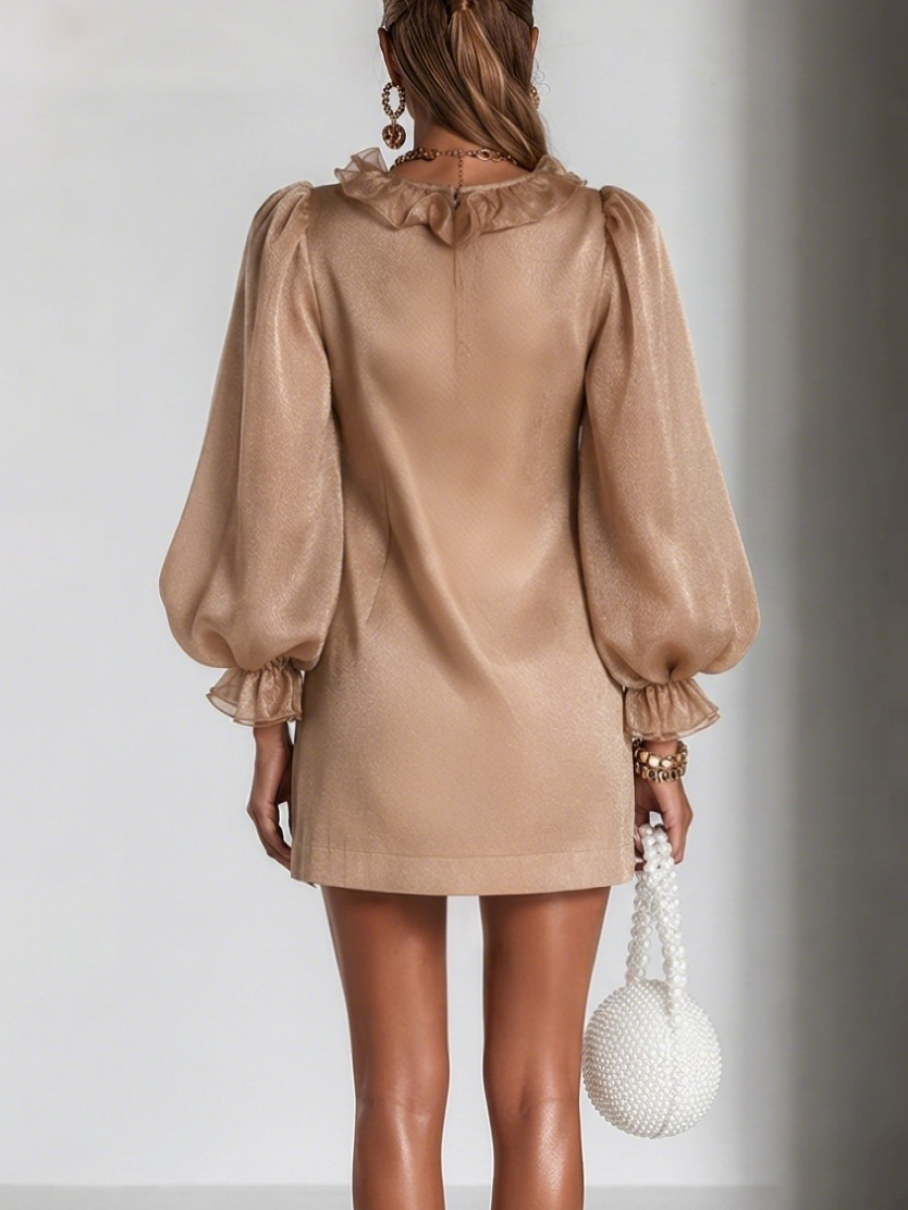 Ottilia | Ruffled Puff-Sleeve Mini Dress
