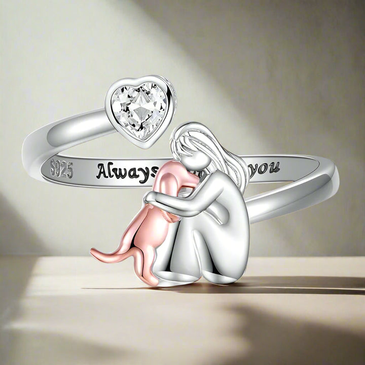 Zonda | Sterling Silver Dog Ring